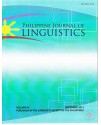 Philippine Journal of Linguistics - Delayed Publication