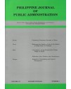 Philippine Journal of Public Administration - Delayed Publication