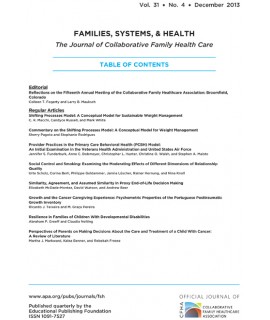 Families, Systems and Health