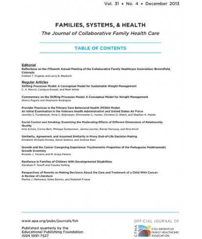 Families, Systems and Health