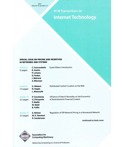 Transactions on Internet Technology