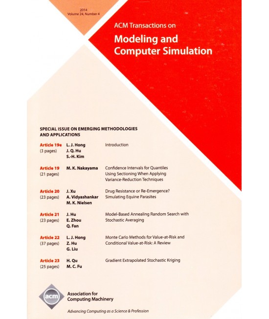 Transactions on Modeling and Computer Simulation