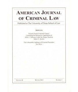 American Journal of Criminal Law