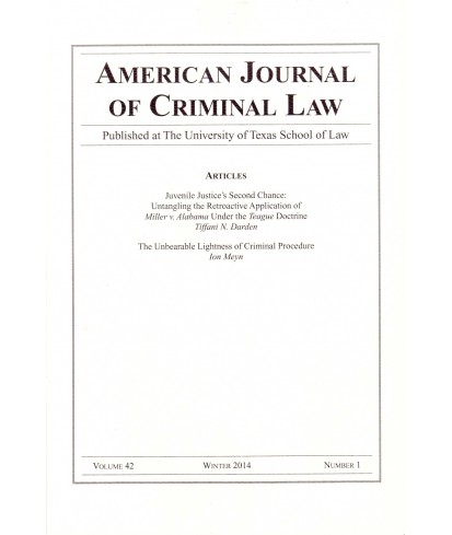 American Journal of Criminal Law