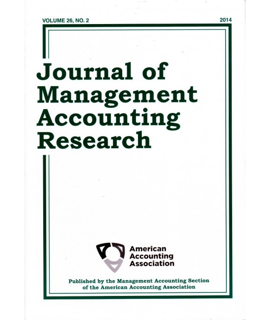Journal of Management Accounting Research