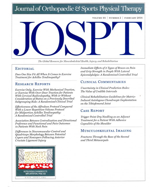 Journal of Orthopaedic and Sports Physical Therapy (JOSPT)