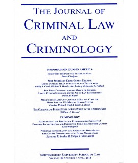 The Journal of Criminal Law and Criminology