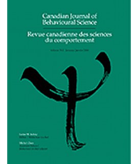 Canadian Journal of Behavioral Science