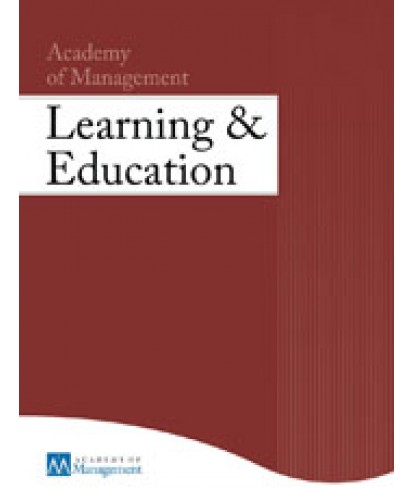 Academy of Management Learning and Education