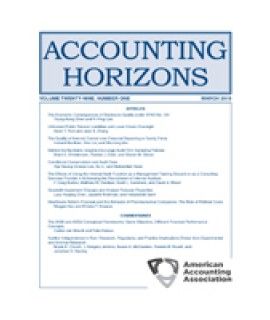 Accounting Horizons
