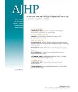 American Journal of Health-System Pharmacy