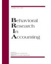 Behavioral Research in Accounting