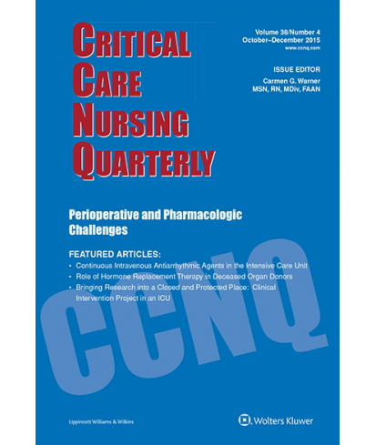 Critical Care Nursing Quarterly