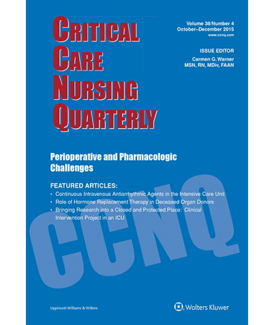 Critical Care Nursing Quarterly