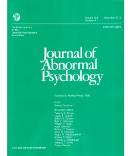 Journal of Abnormal Psychology