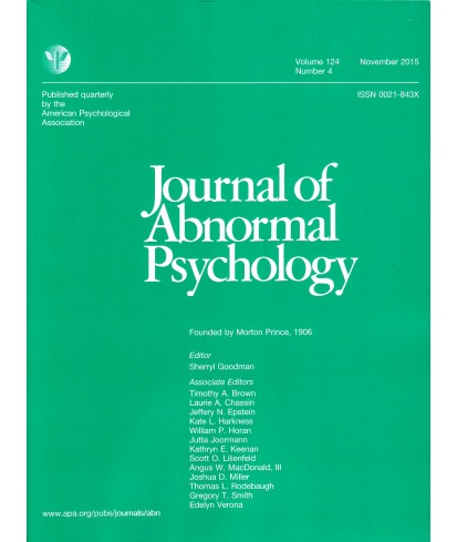 Journal of Abnormal Psychology