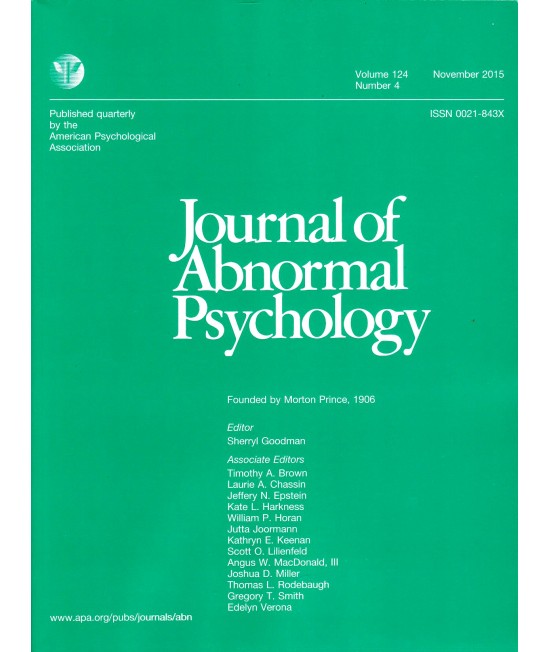 Journal of Abnormal Psychology