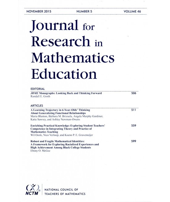 Journal for Research in Mathematics Education