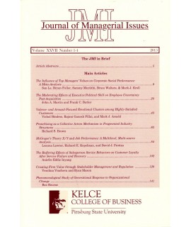 Journal of Managerial Issues