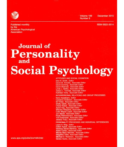 Journal of Personality and Social Psychology