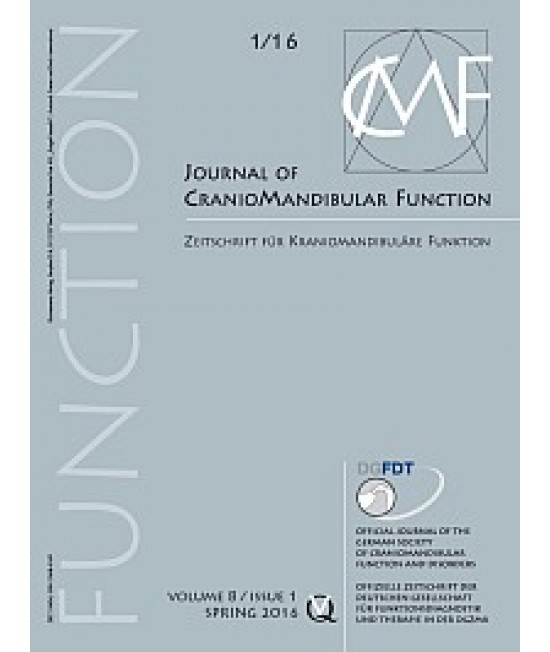 Journal of Craniomandibular Function