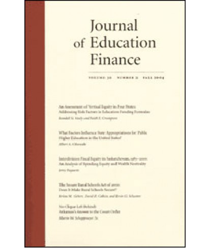 Journal of Education Finance