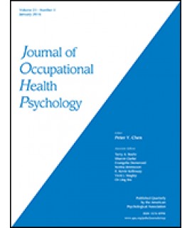 Journal of Occupational Health Psychology