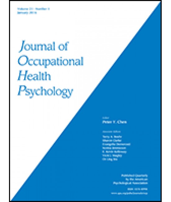 Journal of Occupational Health Psychology
