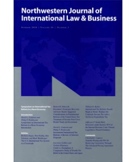 Northwestern Journal of International Law and Business