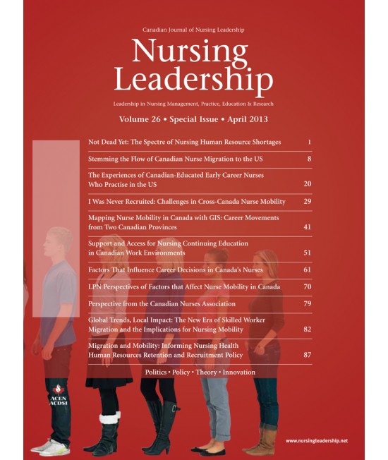 Nursing Leadership (Canadian Journal of Nursing)