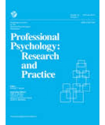Professional Psychology - Research and Practice