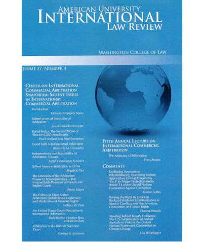 American University International Law Review