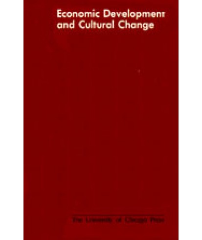 Economic Development and Cultural Change