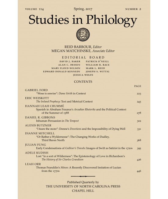 Studies in Philology