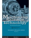 Machinining Science and Technology