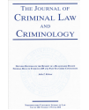 Journal of Criminal Law and Criminology