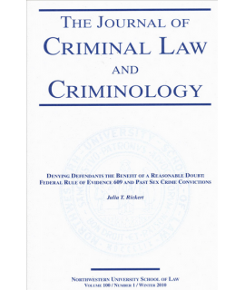 Journal of Criminal Law & Criminology
