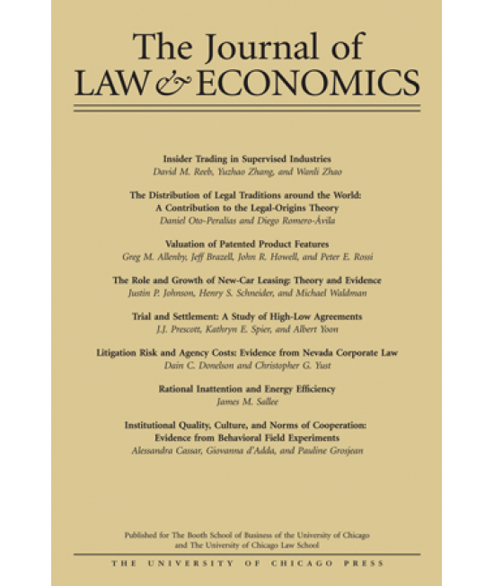 Journal of Law and Economics