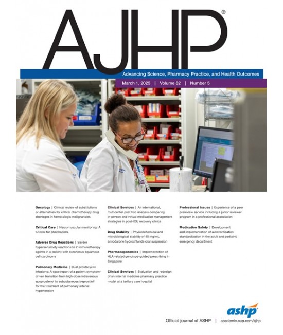 American Journal of Health-System Pharmacy