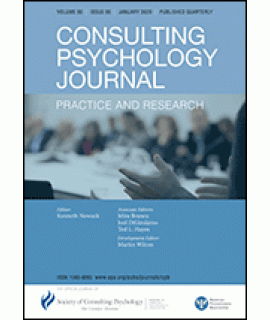 Consulting Psychology Journal: Practice and Research