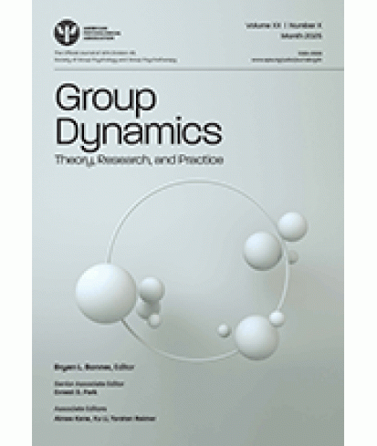 Group Dynamics: Theory, Research and Practice