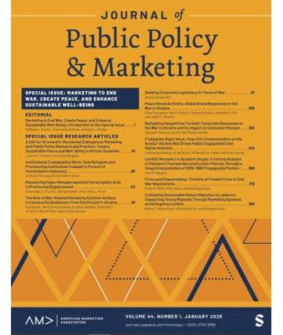 Journal of Public Policy and Marketing