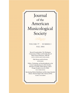 Journal of the American Musicological Society