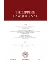 Philippine Law Journal - Delayed Publication