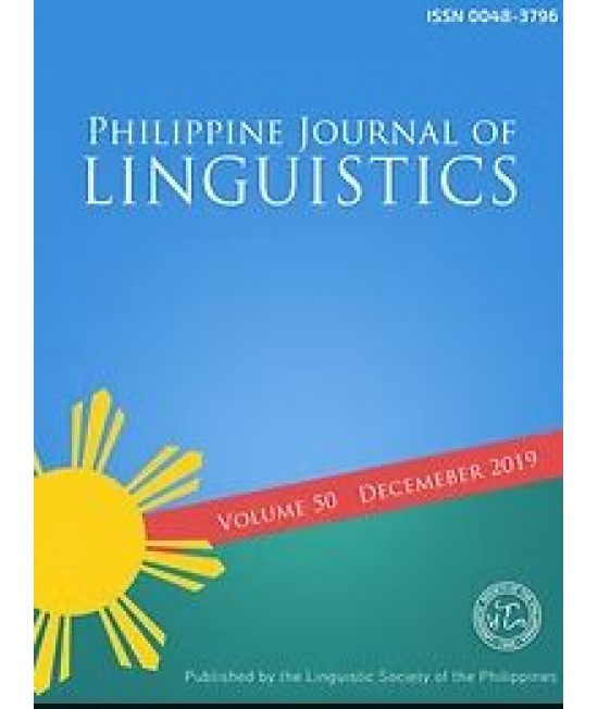 Philippine Journal of Linguistics - Delayed Publication
