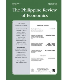 Philippine Review of Economics - Delayed Publication