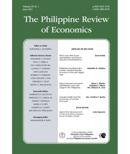Philippine Review of Economics - Delayed Publication